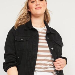 Old Navy, black denim jacket